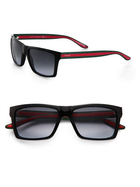 black sunglasses gucci|gucci black sunglasses for men.